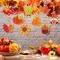 30 Sets Fall Plant Suncatchers Art Kits DIY Thanksgiving Pumpkin